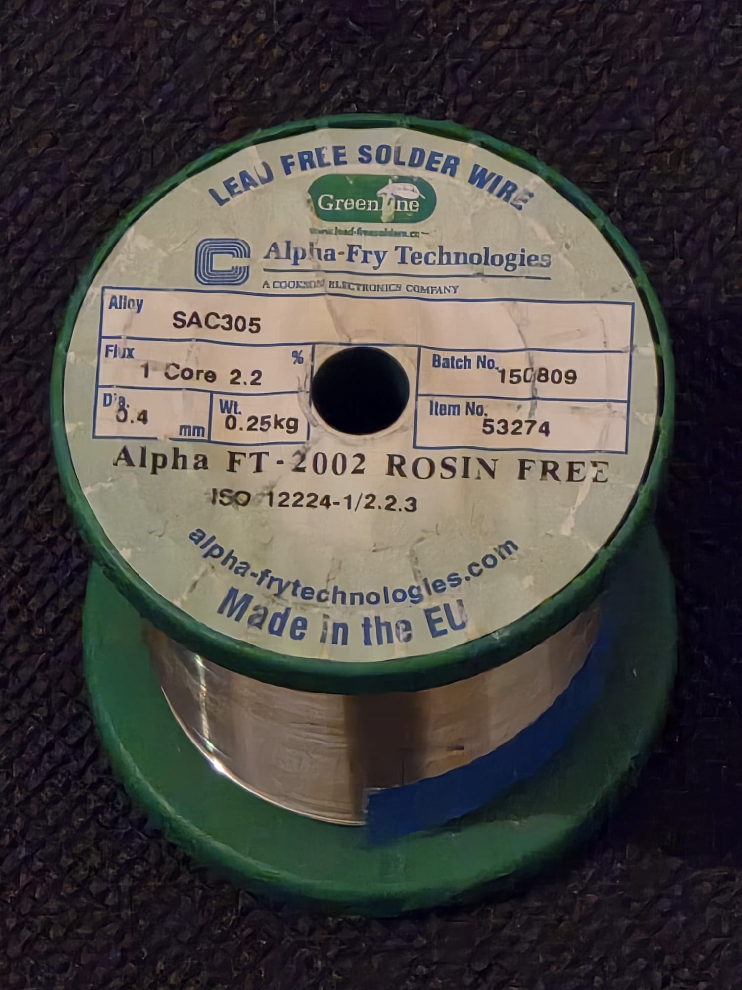 Alpha-Fry SAC305 solder wire